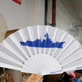 Éventail en plastique personnalisé avec votre logo